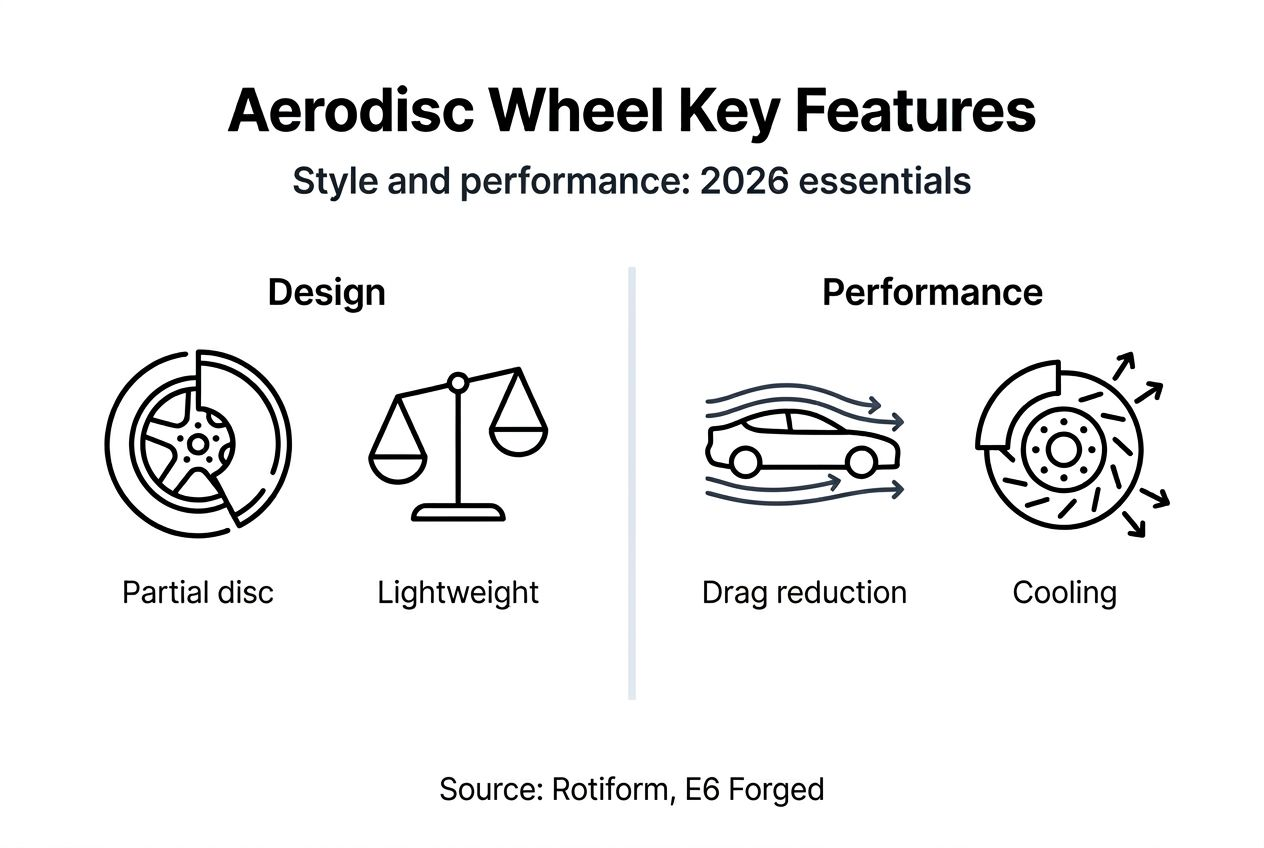Infographic of aerodisc wheel design and benefits