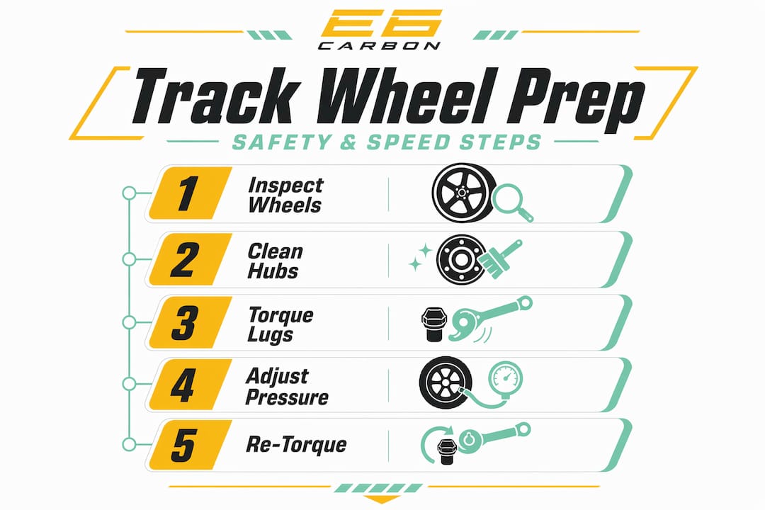 Infographic showing step-by-step wheel prep