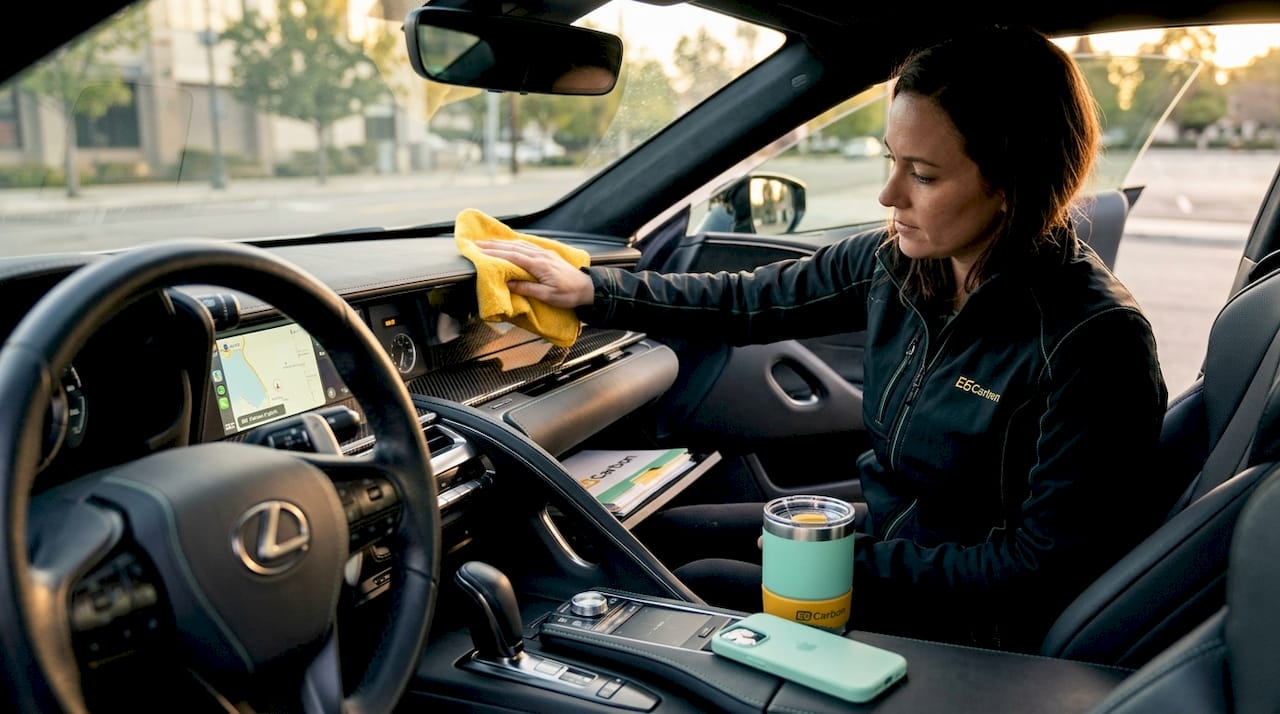 Installing carbon fiber dashboard cover