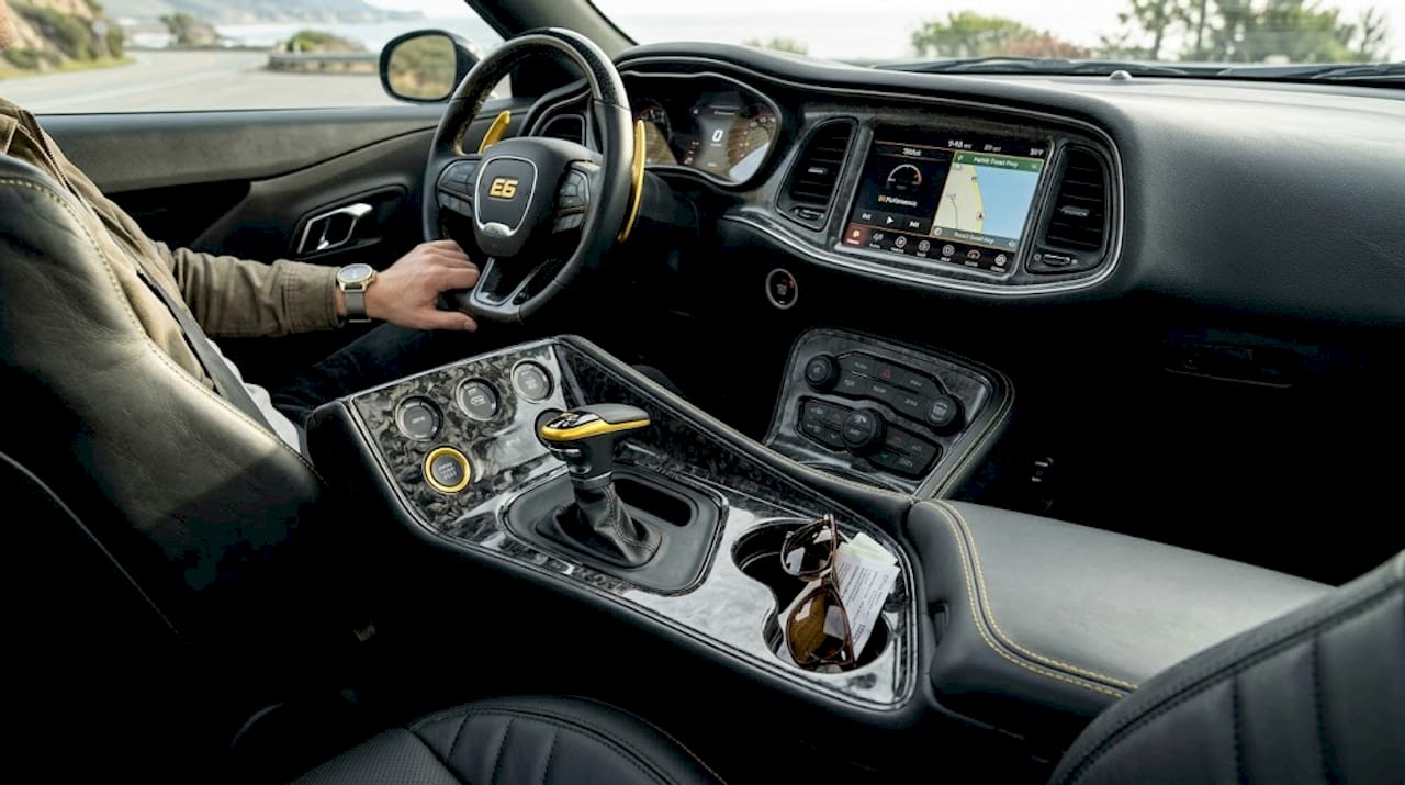 Forged carbon fiber car dashboard trim