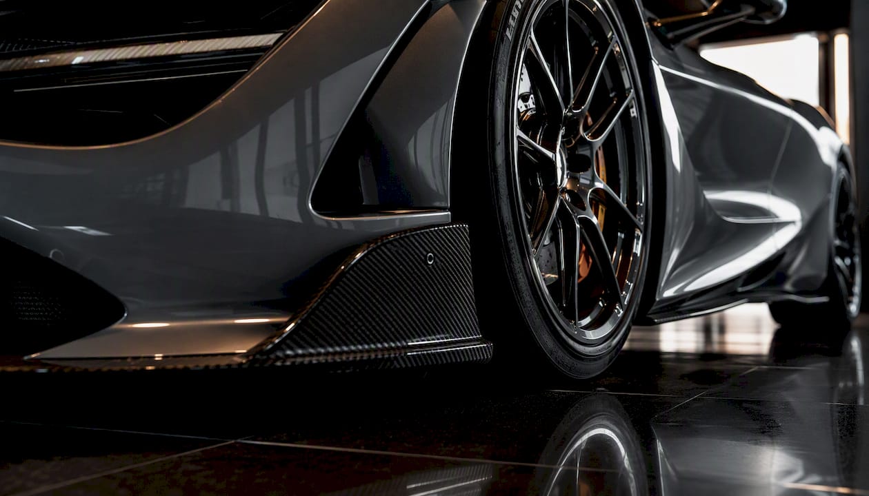 Macro forged wheel fitment on Lexus LC500