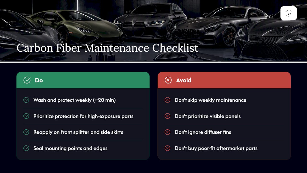 An Engineer's Take on Carbon Fiber Upkeep — overview diagram