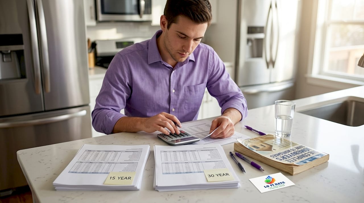 Comparing 15 and 30 year mortgage documents