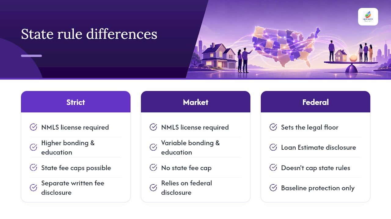 Do State Rules Change How Much Your Broker Can Charge? — overview diagram