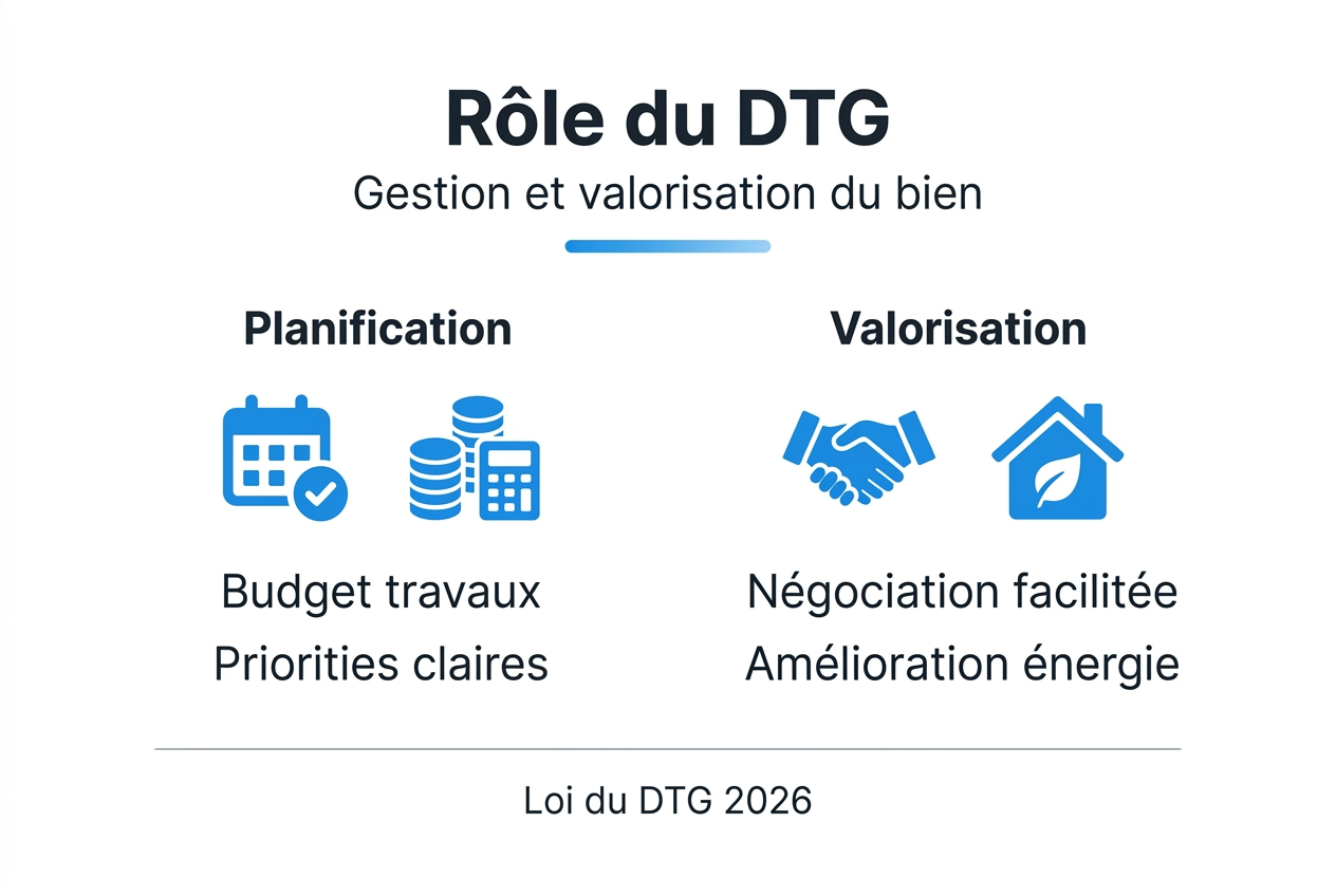 Diagnostic technique global : maîtrisez les enjeux 2026 Zoom sur le rôle du Diagnostic Technique Global (DTG) dans l’immobilier : une infographie pour tout comprendre