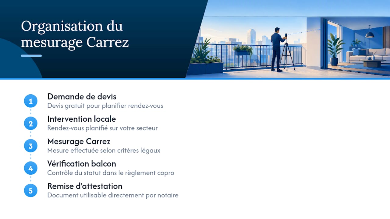 Organisez votre mesurage Carrez sans perdre de temps — overview diagram