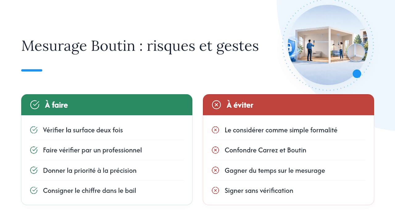Ce que les bailleurs sous-estiment sur le mesurage Boutin — overview diagram