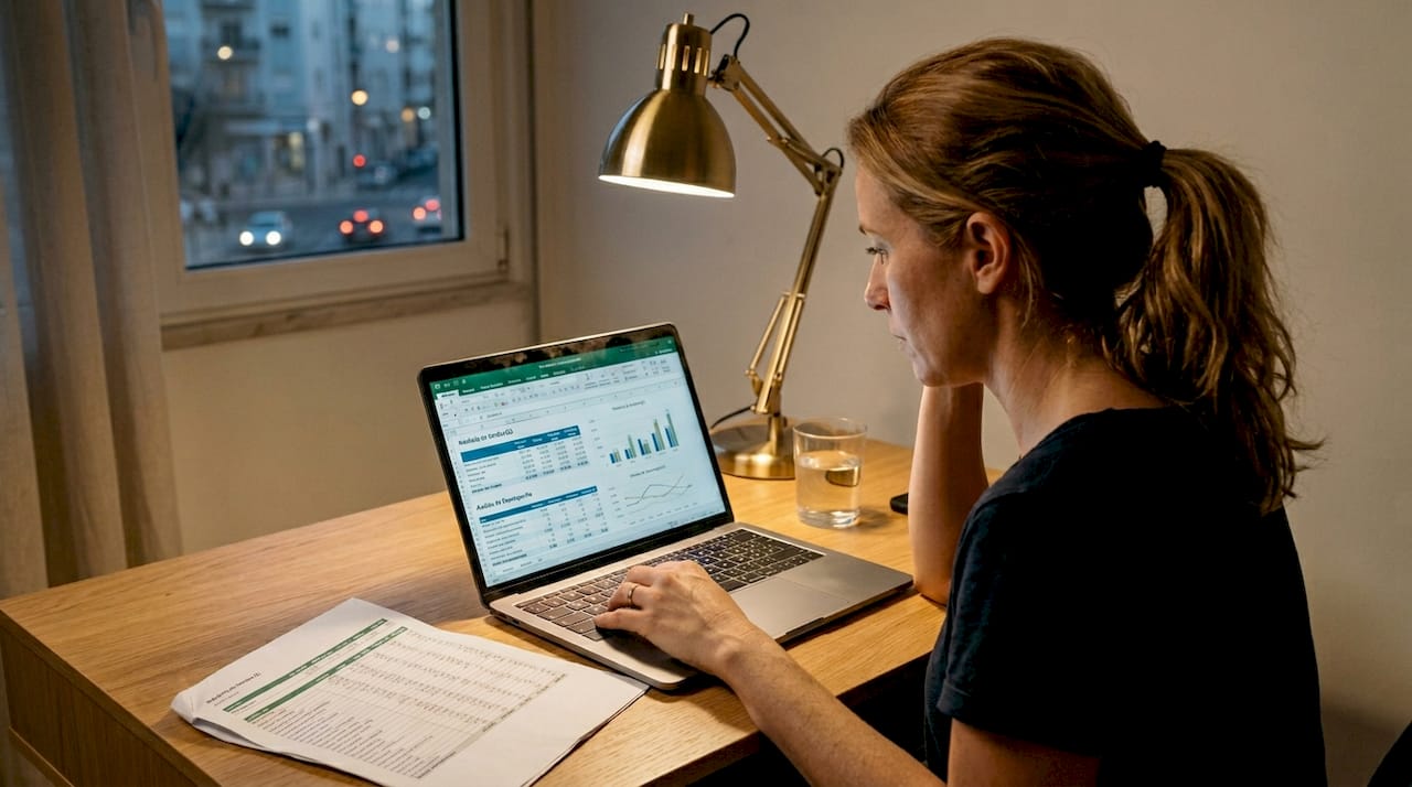 Gestão de riscos: trader analisando gráficos em busca de boas oportunidades