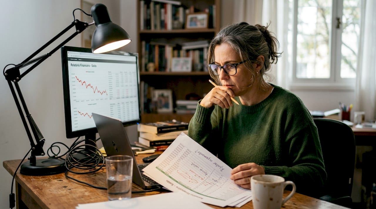 Trader analisando o gráfico de drawdown no mercado Forex