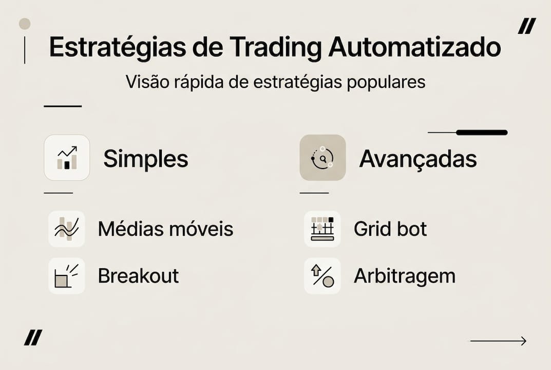 Infográfico com as principais táticas de automação