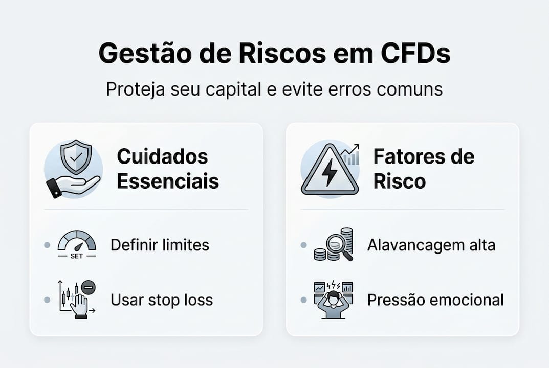 Infográfico: Como gerenciar riscos ao operar CFDs