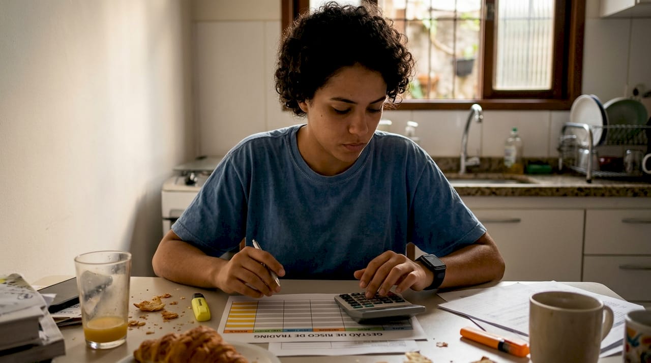 Como avaliar os riscos no mercado de Forex usando calculadora e planilha