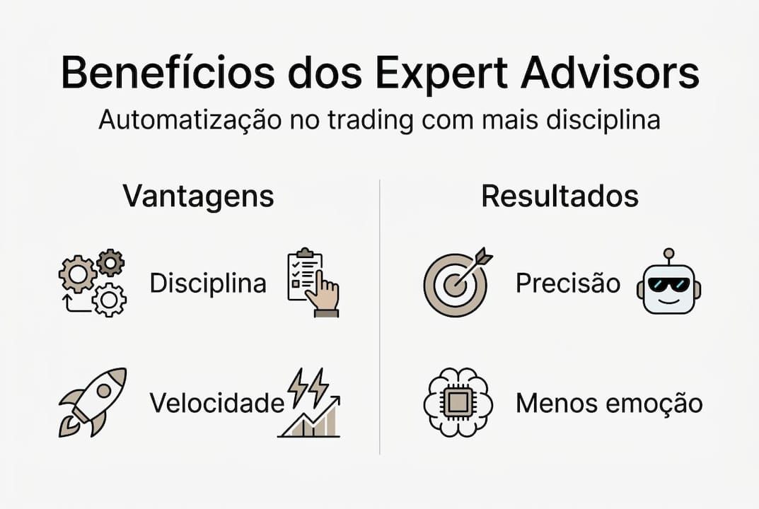 Infográfico: veja as principais vantagens de usar expert advisors