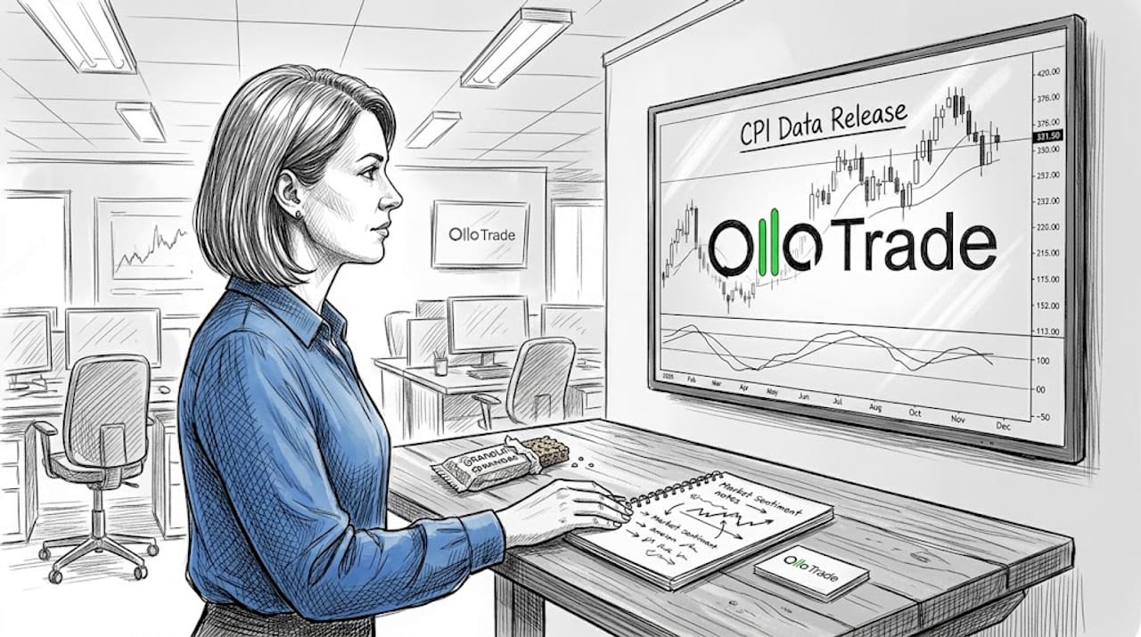 Professional checks forex chart for news impact