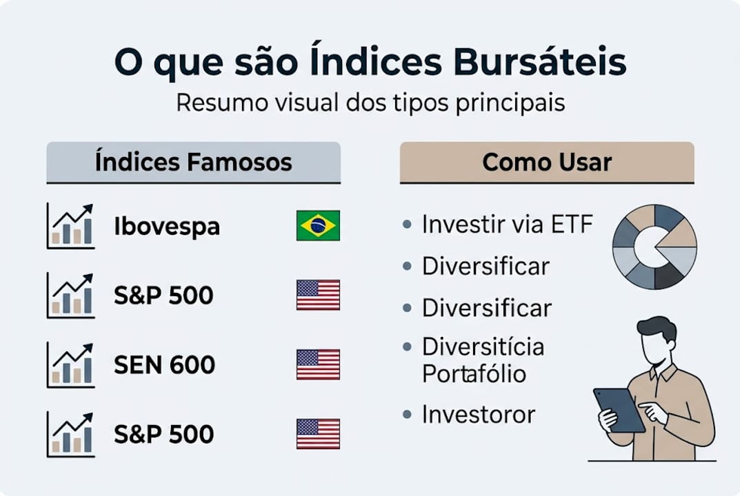 Infográfico: conheça os principais tipos de índices da bolsa de valores