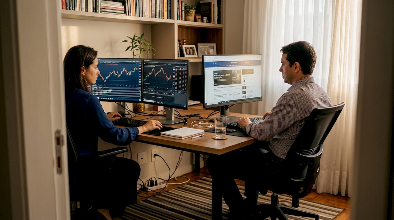 Temos duas pessoas responsáveis por acompanhar os contratos WIN e IND.