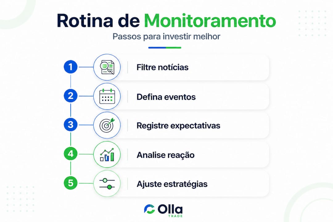 Infográfico: como organizar uma rotina eficiente de acompanhamento de notícias