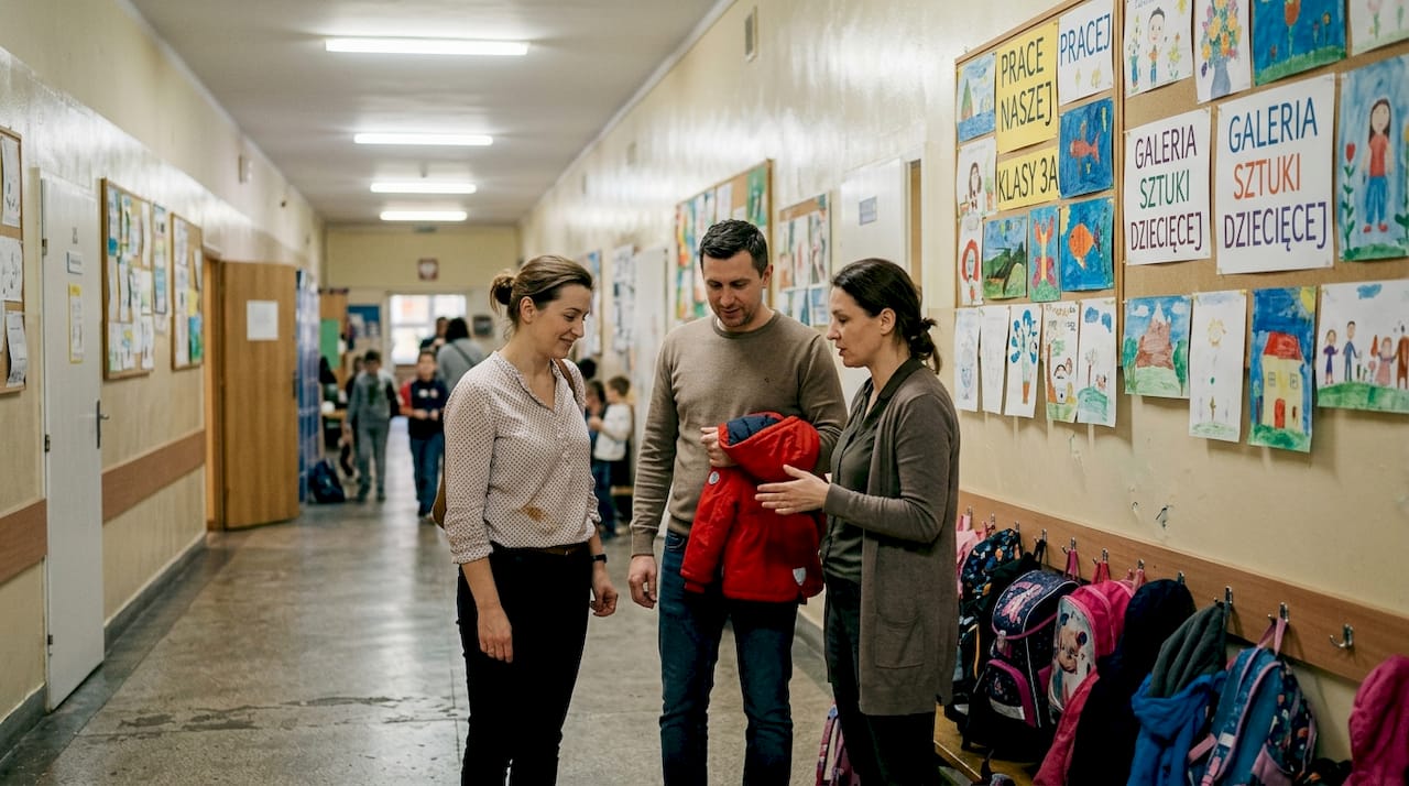 Wśród rodziców w szkole często toczą się rozmowy i wymiana doświadczeń na różne tematy.