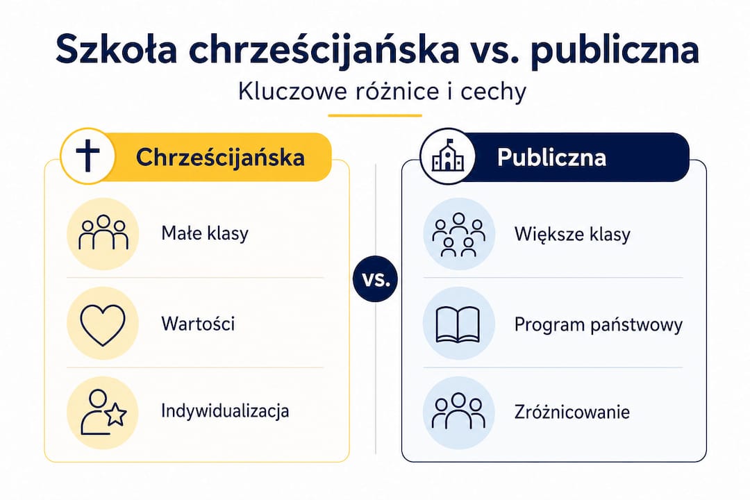 Szkoła chrześcijańska a szkoła publiczna – zestawienie różnic i podobieństw