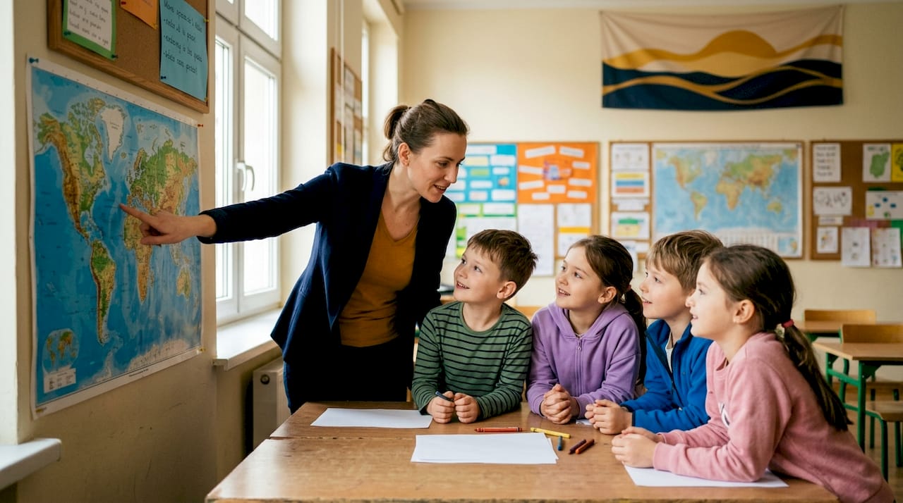Dwujęzyczna lekcja CLIL z najmłodszymi uczniami