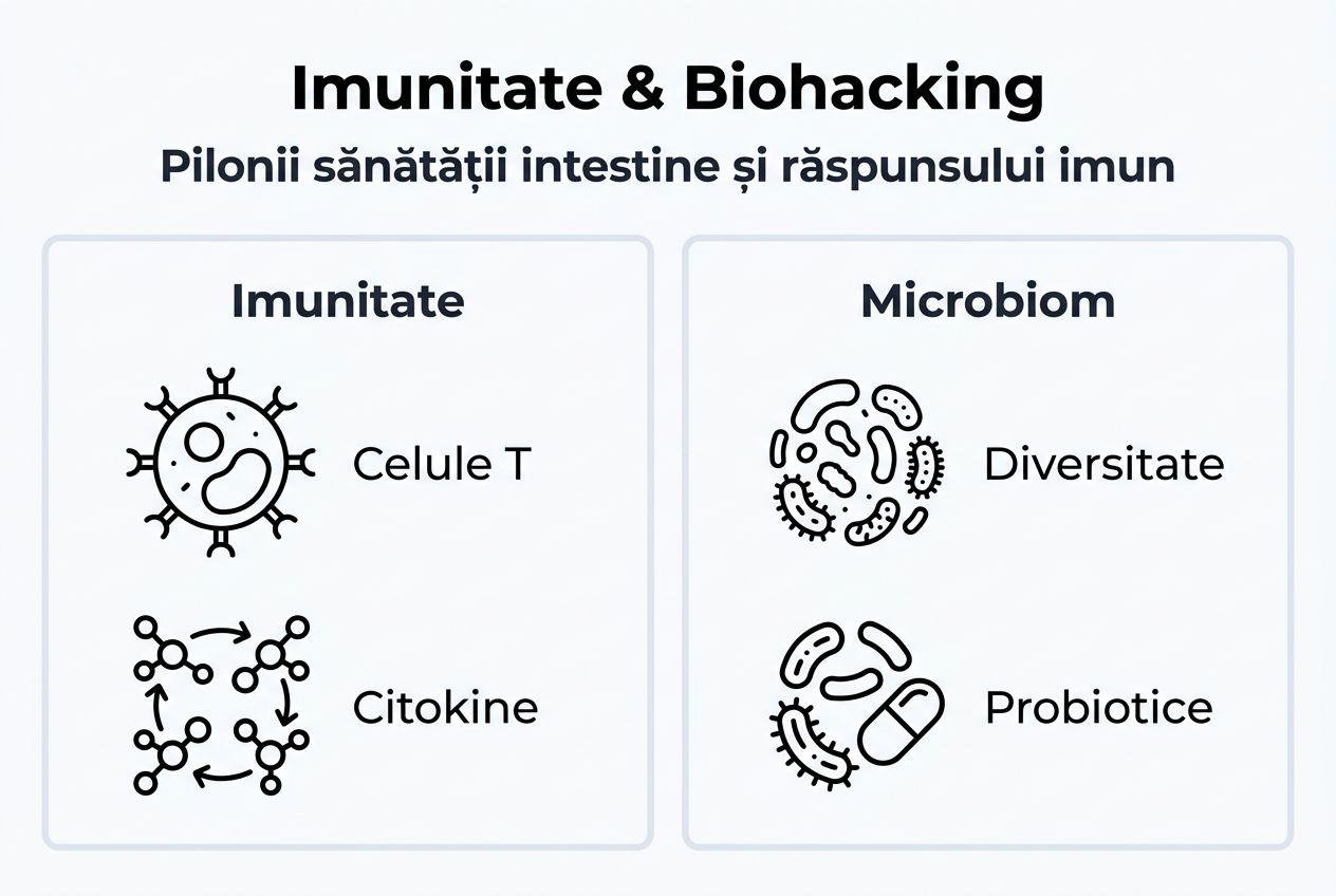 Infografic: elementele-cheie pentru o imunitate puternică și un microbiom sănătos