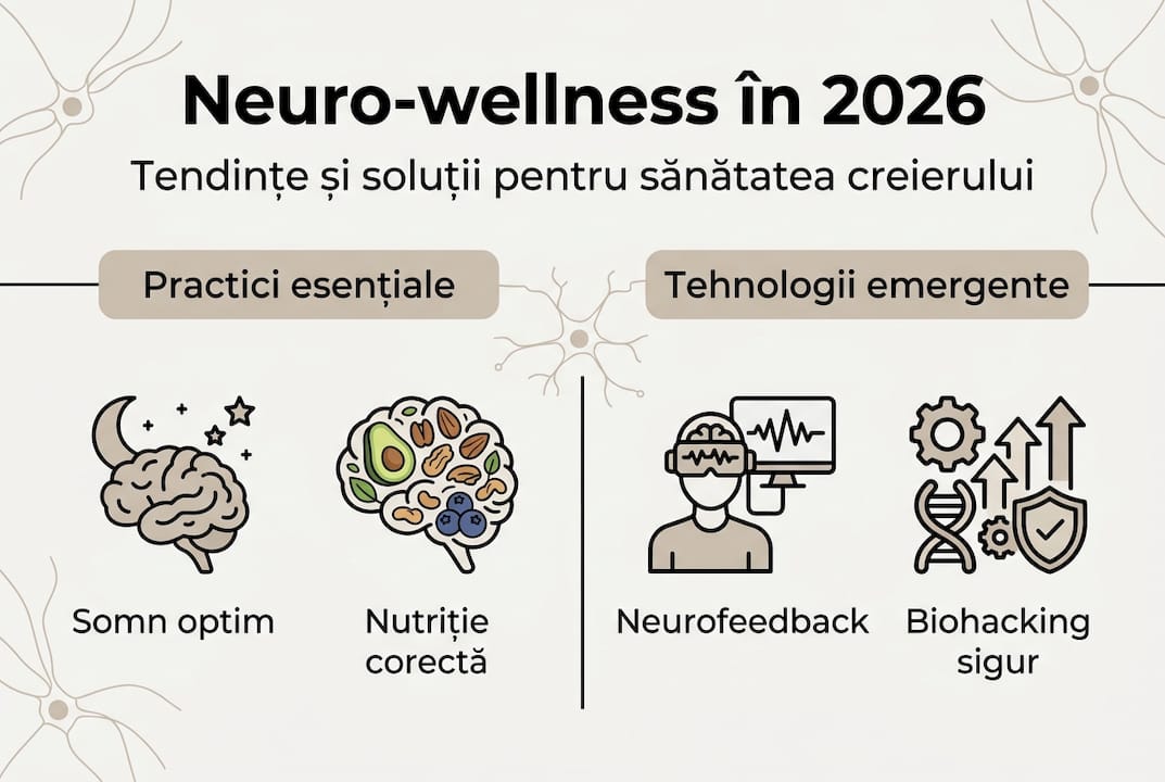 Infografic: cele mai noi tendințe și soluții pentru neuro-wellness în 2026