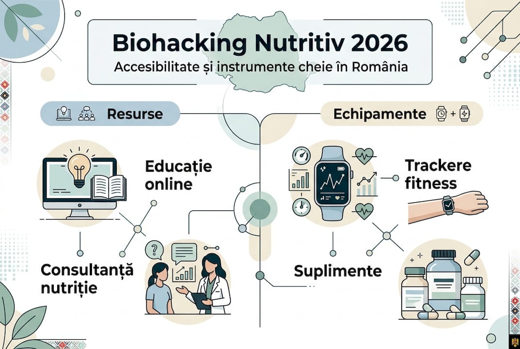 Infografic: strategii de biohacking alimentar pentru români