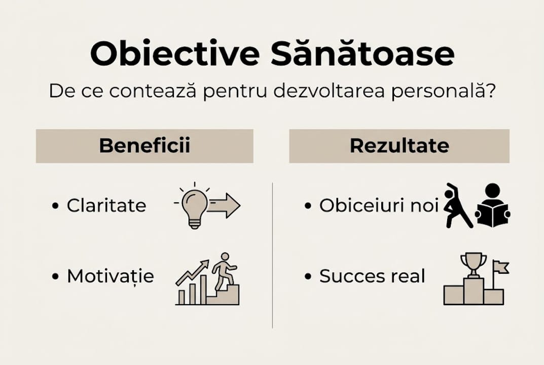 Infografic: De ce este esențial să ne stabilim obiective sănătoase