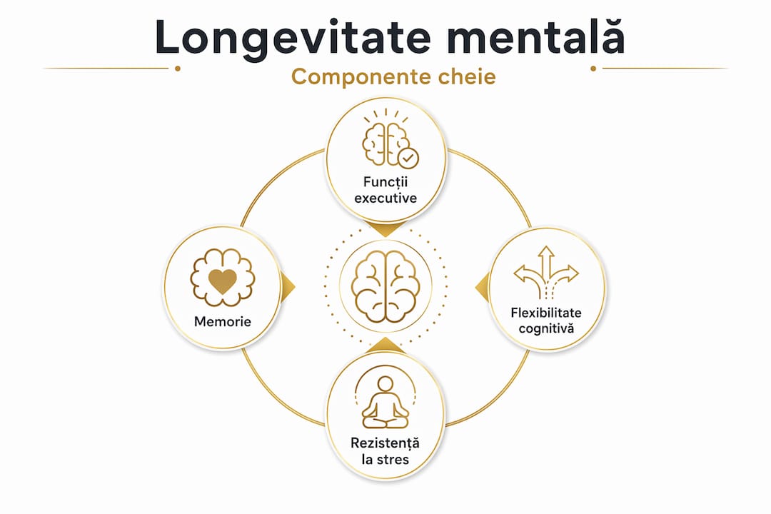 Infografic: Cum arată piramida longevității mentale