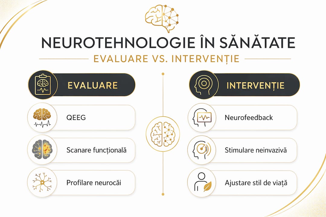 Infografic: Cum contribuie neurotehnologia la evaluare și intervenție