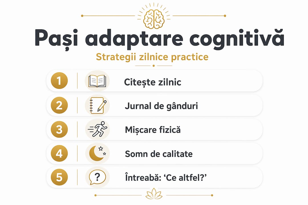 Infografic: cum să-ți adaptezi gândirea pas cu pas