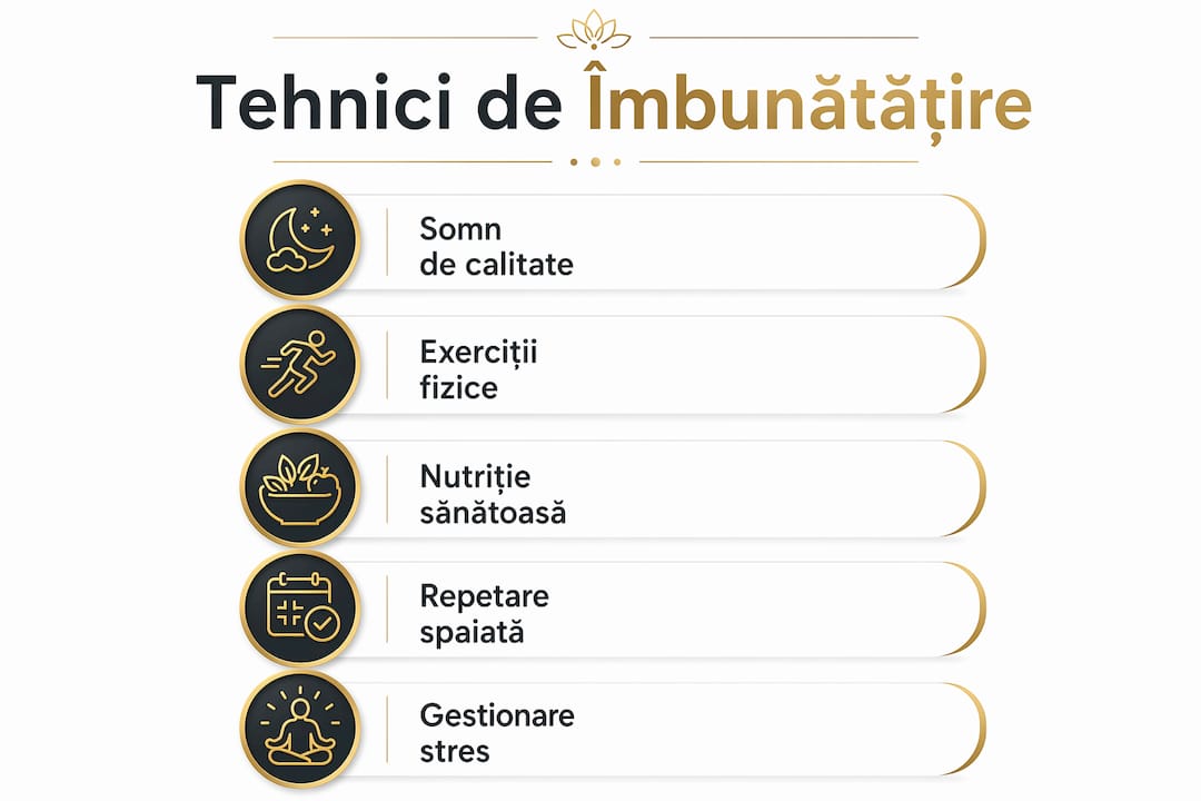 Infografic: Cum să-ți antrenezi memoria pas cu pas