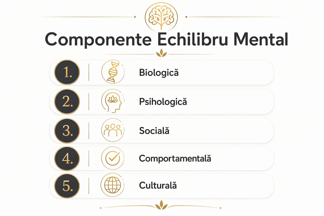 Infografic: Ce stă la baza echilibrului mintal