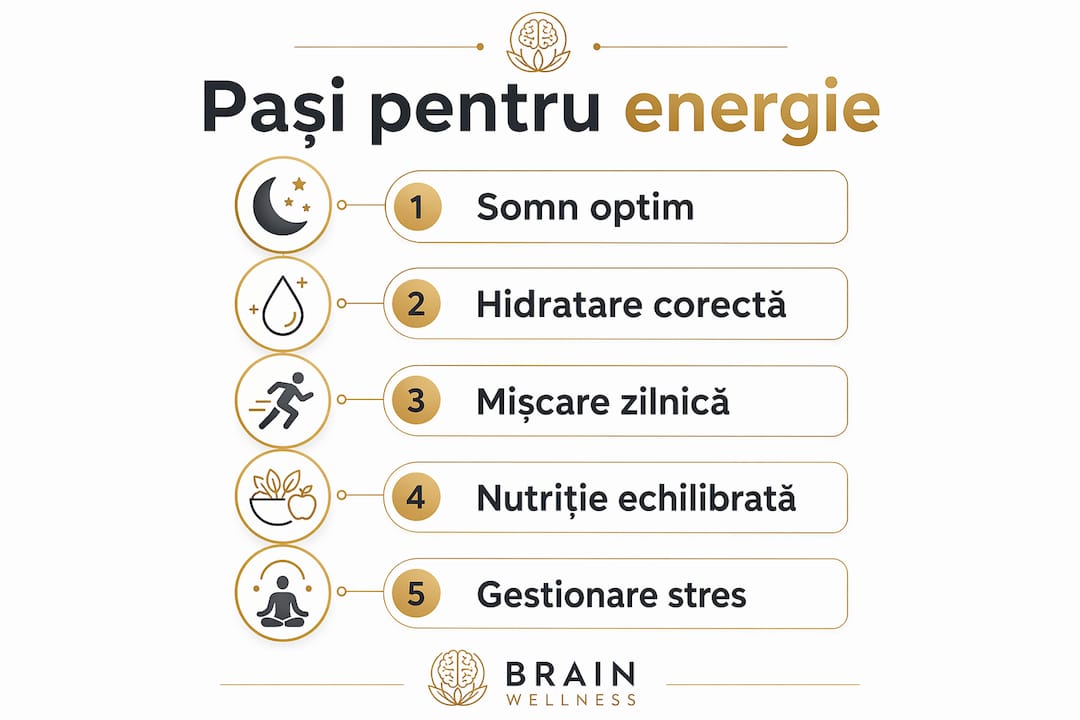 Infografic: trucuri simple pentru a-ți crește nivelul de energie în fiecare zi
