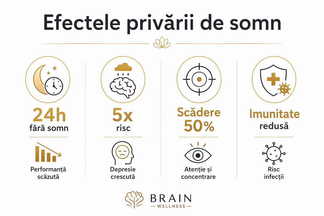 Infografic: Cum te afectează lipsa somnului – principalele consecințe