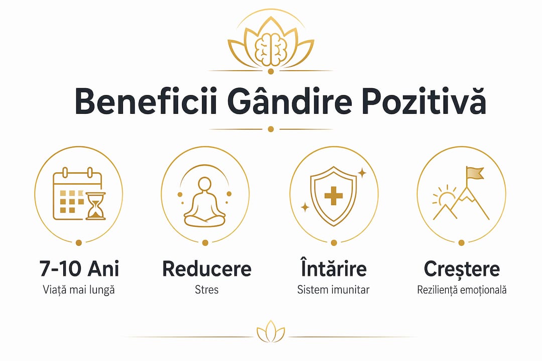 Descoperă într-un infografic avantajele unei atitudini pozitive