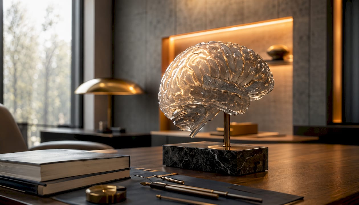Imagine care evidențiază zona cortexului prefrontal al creierului, pusă în lumină
