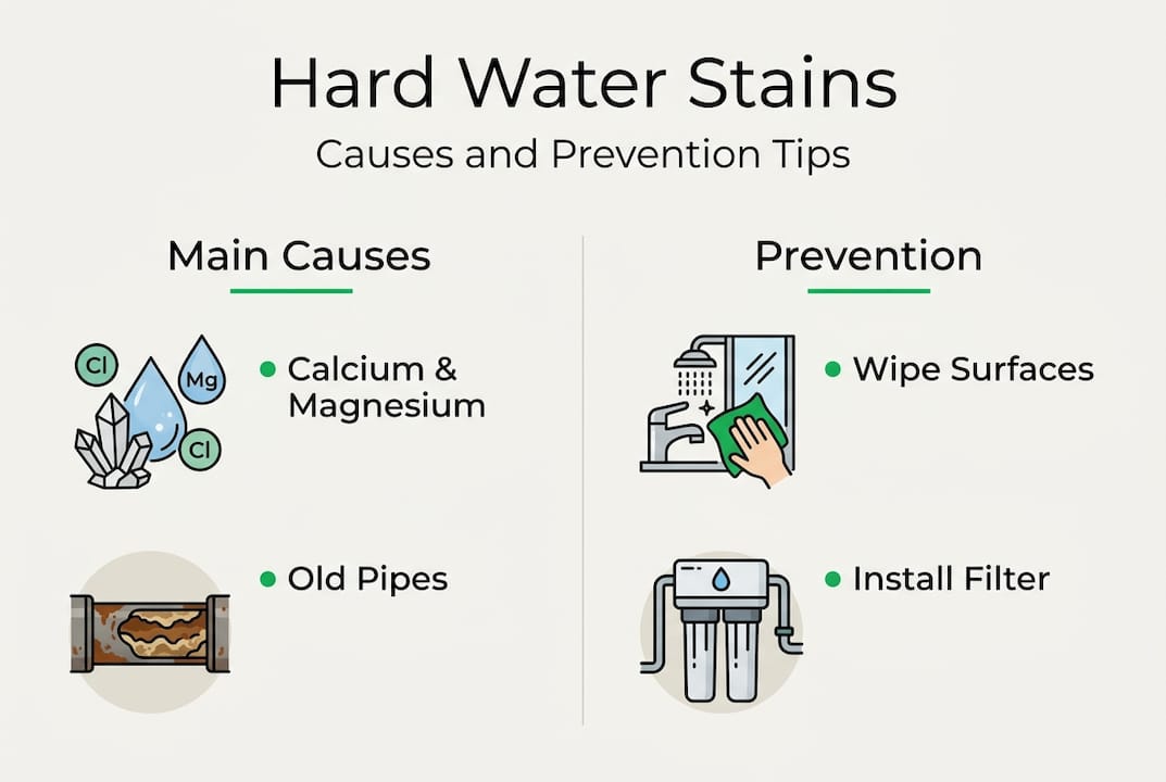 Infographic shows causes and prevention of stains