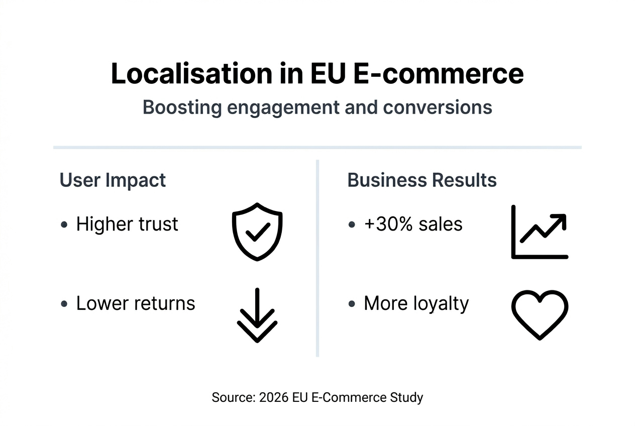 Infographic highlights impact of localisation in EU e-commerce