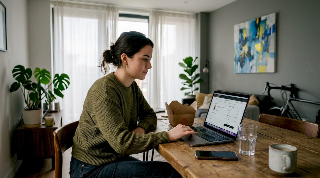 Online shopper checks out with local currency