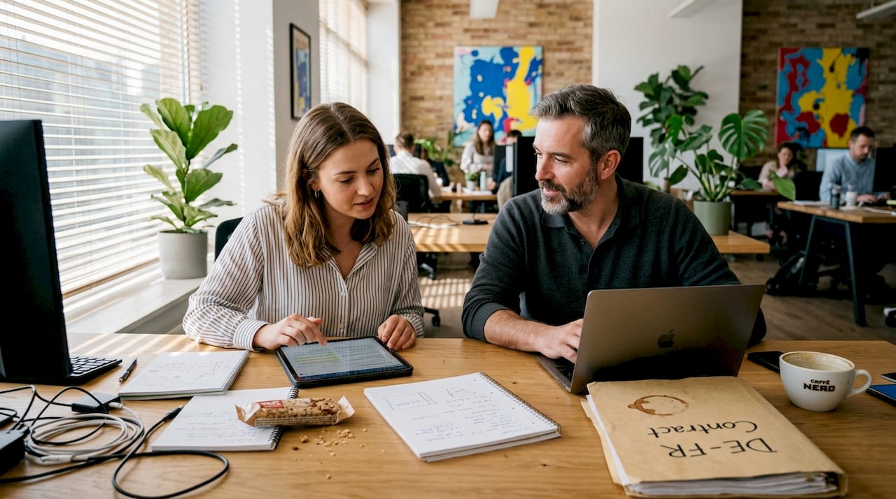 Translators collaborating with CAT tools