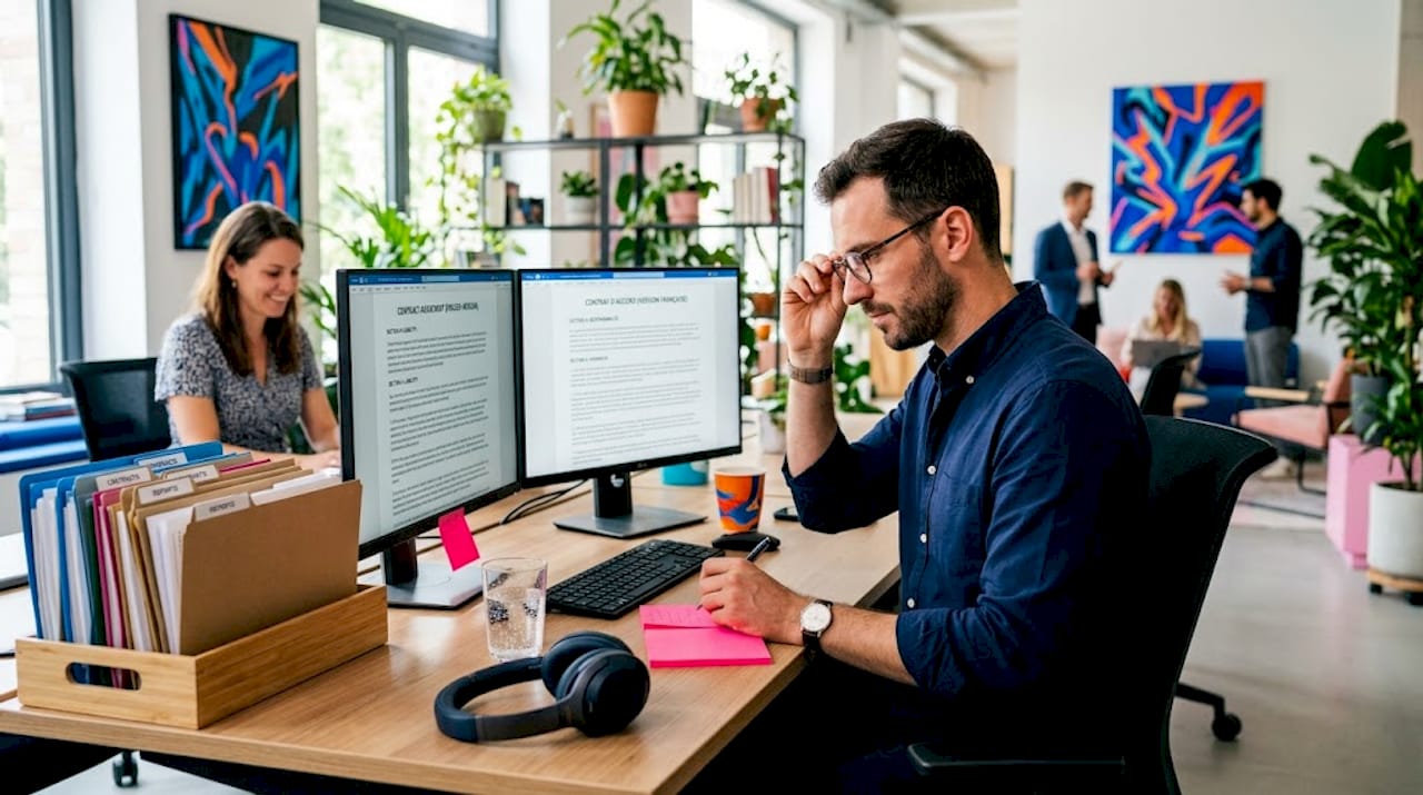 Assistant compares contracts for workflow consistency