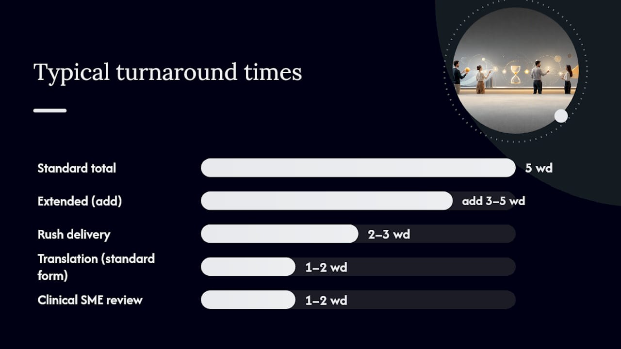 Timeline of informed consent translation process phases