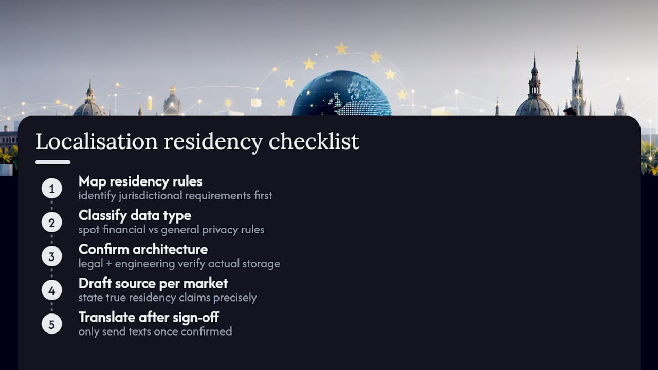 What data residency rules apply to fintech localisation? — overview diagram