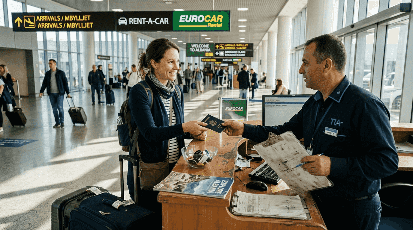Airport car rental pick up: your 2026 Albania guide