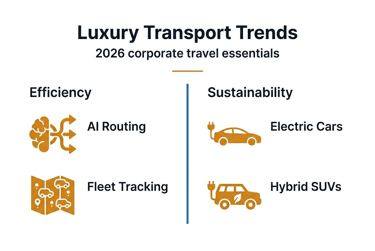 Infographic of efficiency and sustainability trends