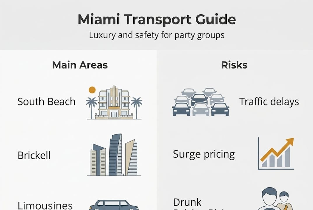 Infographic on Miami bachelor party transport risks