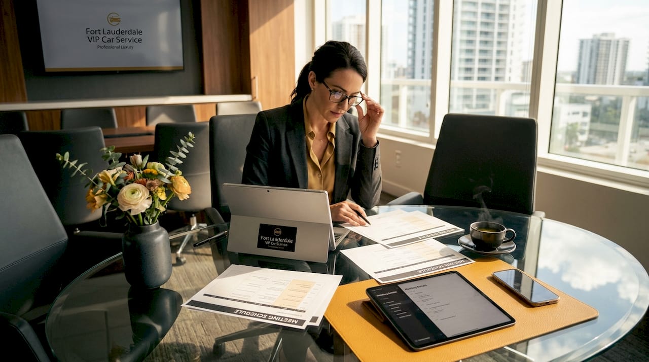 Professional organizing executive meeting schedules