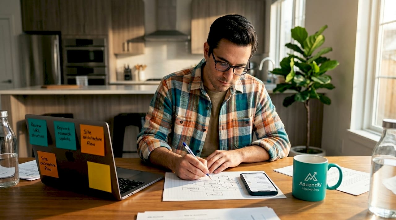 Planning website structure for seo