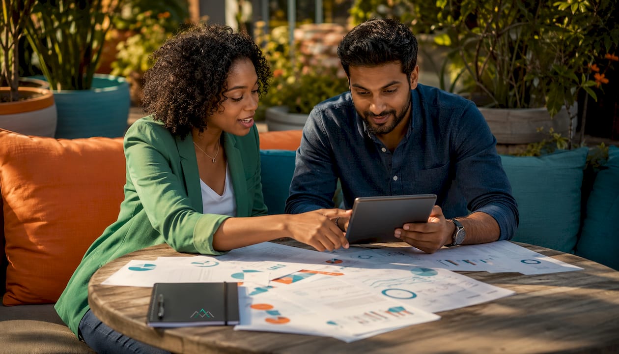 Marketing team defining audience segments